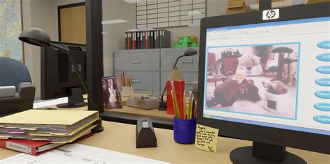 Angela S Desk From My 3d Model Of Dunder Mifflin I Can T Wait Till Is