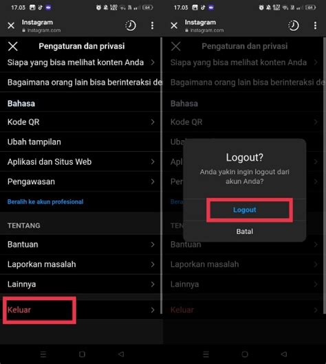 Cara Logout Instagram Di HP Dan PC Dengan Mudah Dan Cepat Hallo GSM