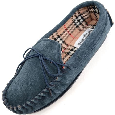 Women S Traditional Genuine Suede Leather Moccasin Absolute Footwear