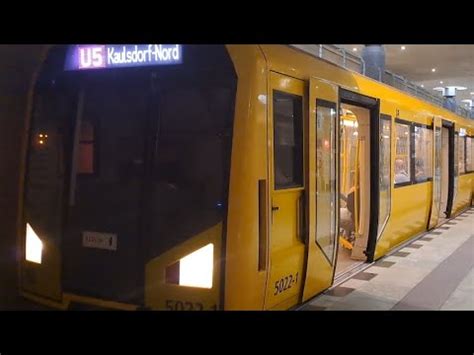 Berliner U Bahn U H Mit Hupe Am Bundestag Richtung Kalsdorf