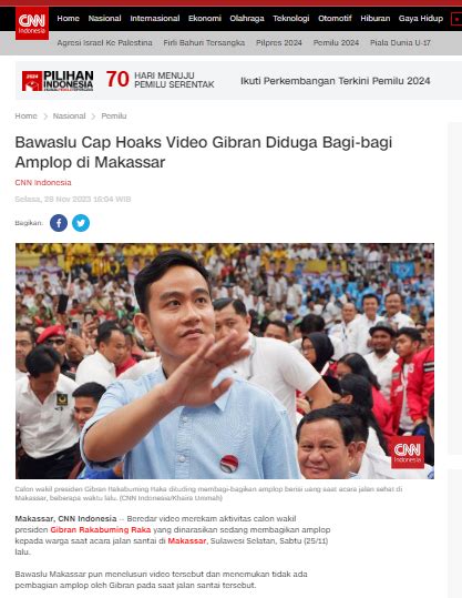 Salah Politik Uang Yang Dilakukan Gibran Berbahaya Bagi Demokrasi Di