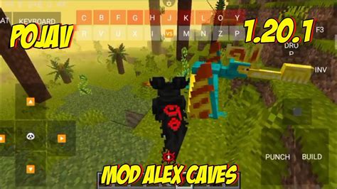 Review Mod Alex Caves Pojav Launcher Minecraft Indonesia Youtube