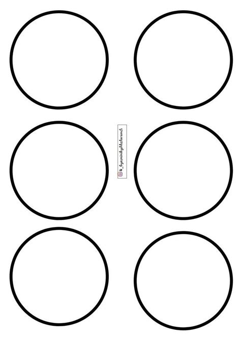 17 Sizes Of Printable Circle Templates Artofit