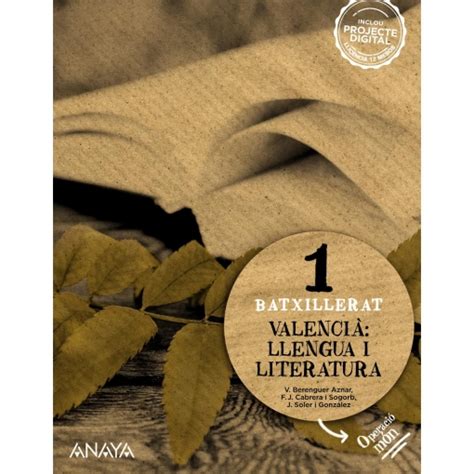 Valenci Llengua I Literatura Anaya Ofertas Carrefour Online