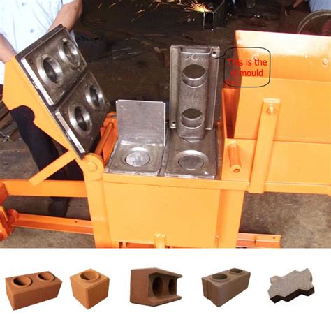 Qmr2 40 Manual Soil Paver Bricks Machinery Low Price Clay Hollow Block