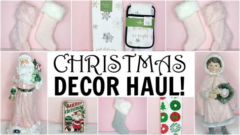 CHRISTMAS DECOR HAUL Pink Vintage Traditional HomeGoods