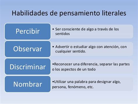 Habilidades De Pensamiento En La Practica