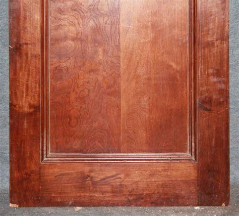 Single Panel Birch Door With Mahogany Stain Olde Good Things