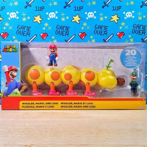 Nintendo Toys Jakks Pacific Super Mario Wiggler Luigi Set Target