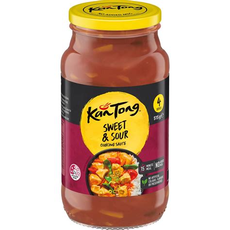 Kan Tong Sweet And Sour Stir Fry Cooking Sauce 515g Woolworths