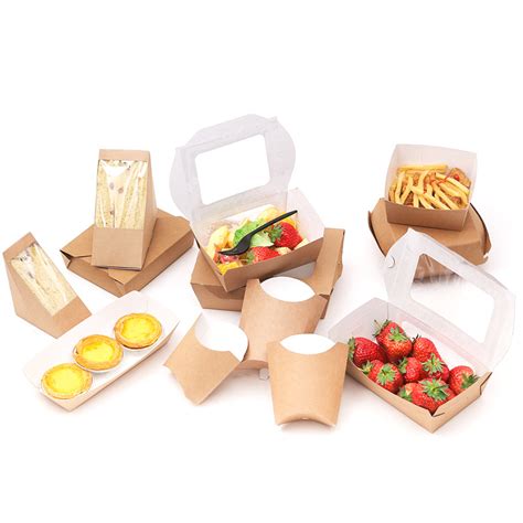 Disposable Restaurant Takeaway Eco Friendly Custom Food Grade Paper Fast Food Packaging China