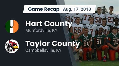 Hart County Hs Football Video Recap Hart County Vs Taylor County