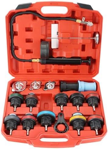 DASBET 18PCS Universal Car Radiator Pressure Tester Cooling System