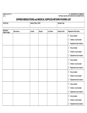 Fillable Online Corporateservices Noaa NOAA FORM 57 10 11 EXPIRED MED