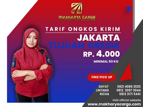 Tarif Ongkos Kirim Jakarta Gresik Gratis Jemput Barang Makharya