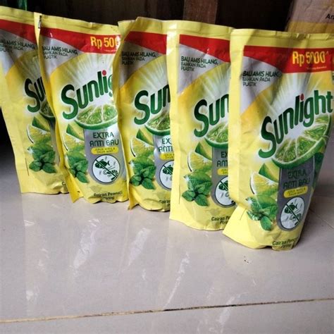 Jual Pencuci Piring Sunlight Extra Anti Bau Ml Pcs Shopee Indonesia