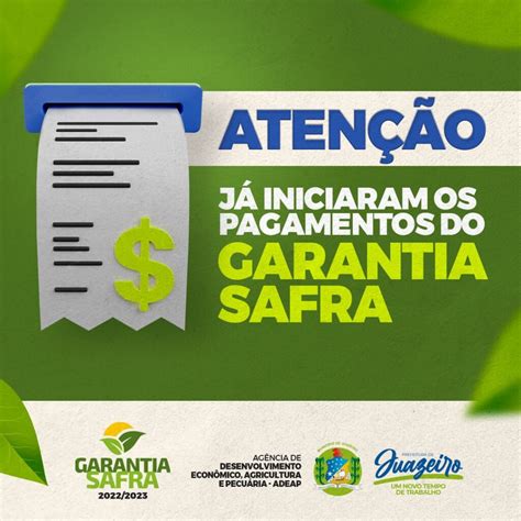 Pagamento do Garantia Safra 2021 2022 já foi iniciado em Juazeiro