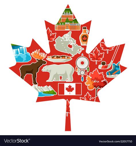 Canada Background Design Royalty Free Vector Image