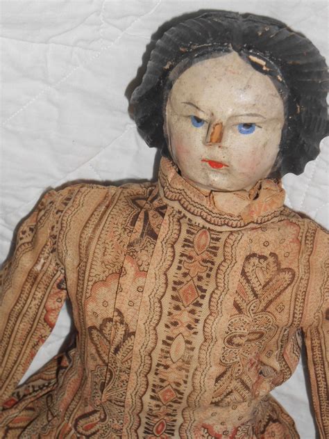 Antique 1800 S Carved Wooden Doll Ebay Wooden Dolls Carving Antiques