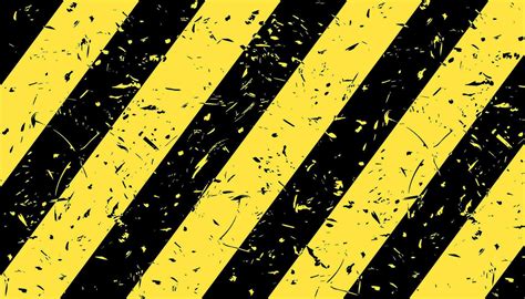 Grunge Yellow And Black Diagonal Stripes Warning Background 25944114