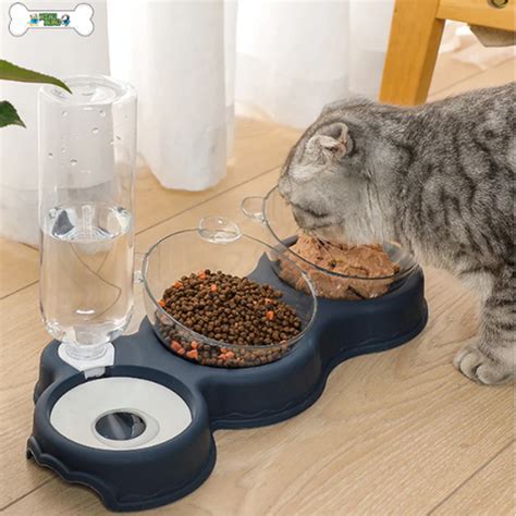 Comedouro E Bebedouro Para Gato - Bebedouro e Comedouro Para Gatos 3 em 1