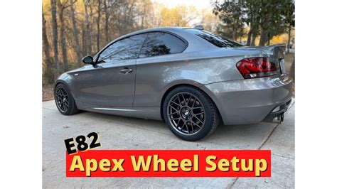 Daily Build Bmw E82 Apex Arc8 Wheels New Wheels And Tire Setup Youtube