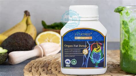 Viên uống thải độc mỡ nội tạng Vitatree Organ Fat Detox Úc