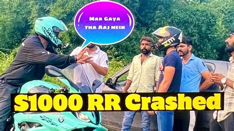 Bmw S1000 Rr Crash Ho Gayi 😣😣 ⁠itni Badi Crane Nahi Dekhi Hogi