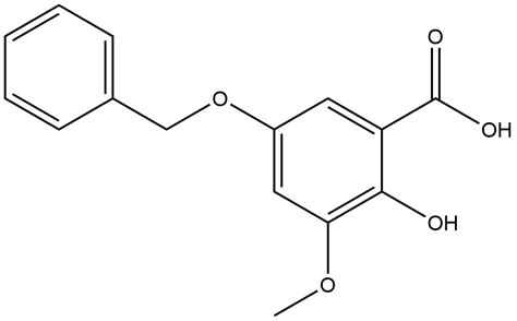 2 Hydroxy 3 Methoxy 5 Phenylmethoxy Benzoic Acid 855948 81 1