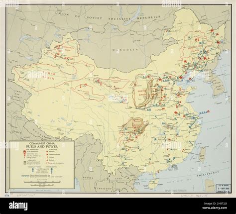 1967 communist china map hi-res stock photography and images - Alamy