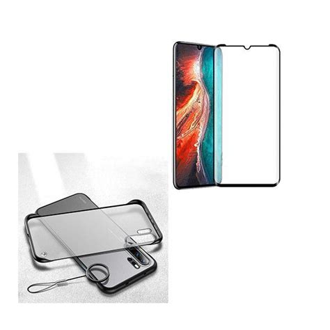 Kit Película de Vidro D Full Cover Capa Naked Bumper Huawei P Pro KuantoKusta