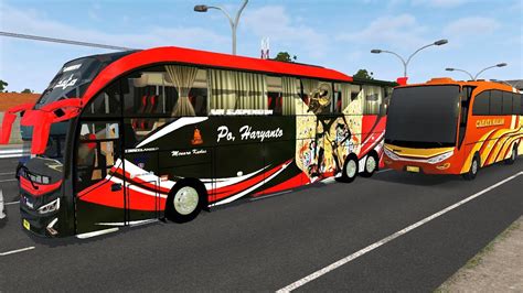 Game Mobil Bus PO Haryanto Full Telolet Basuri Antar Emak Emak Ke