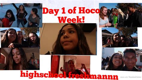 Day 1 Of Homecoming Week Vlog High School Freshman Youtube