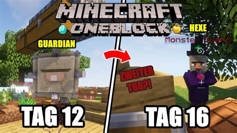 Ich Habe 20 TAGE MINECRAFT ONEBLOCK Gespielt Und DAS Ist Passiert