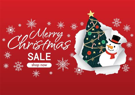 Christmas Sale Promotion For Christmas And New Year 11428337 Vector Art