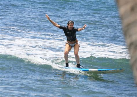 Ali Landry In Bikini Bottom Surfing In Hawaii Hawtcelebs