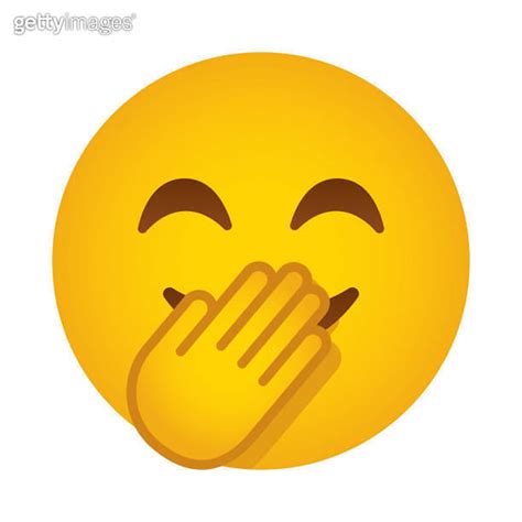 Face With Hand Over Mouth Emoji Icon