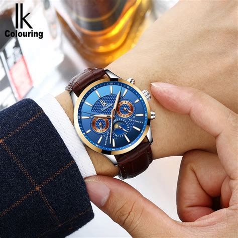 IK Colouring Reloj de pulsera para hombre mecánico hueco automático