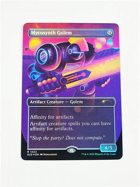 Mycosynth Golem SLD 1433 Foil From Secret Lair Drop SLD MTG Proxy