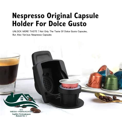 Jual CV Mega99 Icafilas Adapter Capsule For Nespresso Dolce Gusto