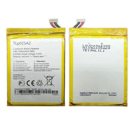 Original 2500mAh TLp025A2 Battery For Alcatel One Touch Pop 3 5 5