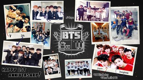 Bts 1st Anniversary Wallpaper By Kbtb On Deviantart