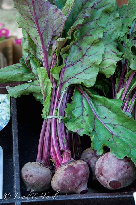 Raw Beetroot Slices With Cocoa Balsamic Thyme Vinaigrette Food And Tools