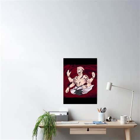 "SUKUNA FOUR ARMS " Poster for Sale by ElcieSkender | Redbubble