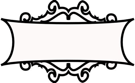 Decorative Text Box Frame Transparent Background PNG