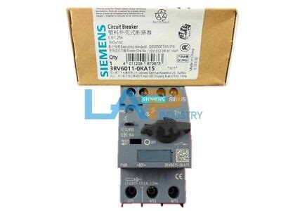 1PC NEW FOR SIEMENS Circuit Breaker 3RV6011 0KA15 0 9 1 25A EBay