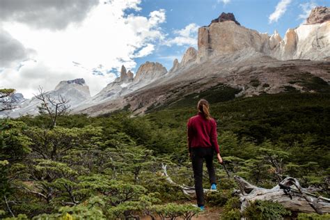 How To Hike The Torres Del Paine W Trek Brunette At Sunset