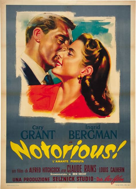 NOTORIOUS ALFRED HITCHCOCK 1946 By Classic-Movie-Posters | lupon.gov.ph