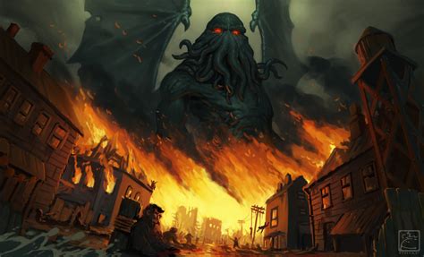 Cthulhu, the Great Old One by Stoica Alex : ImaginaryNecronomicon