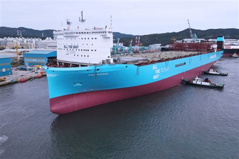 Ane Maersk Ist Erstes Gro Es Methanol Containerschiff